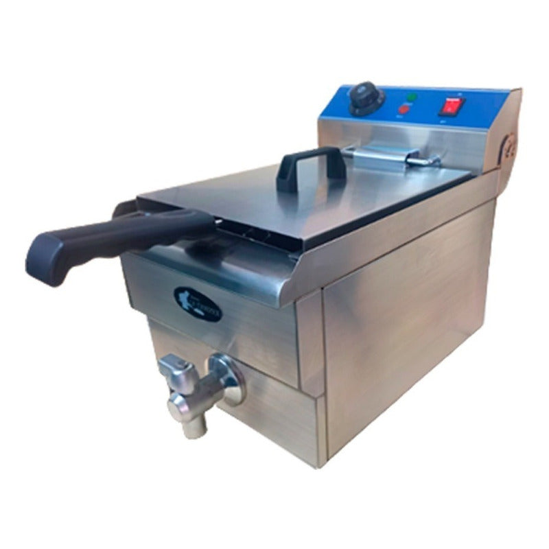Freidora Industrial Eléctrica Sencilla Acero Inox Msi Gris - Maestro Panadero