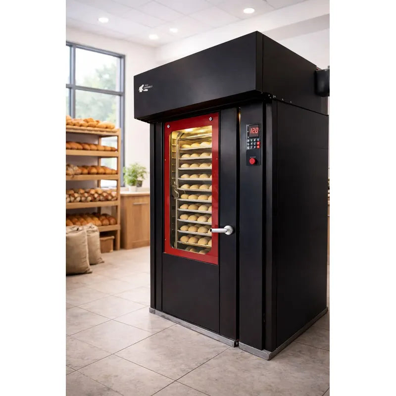Horno De Convección Giratorio De 36 Charolas nuevo Negro - Maestro Panadero